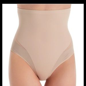 TC Fine Intimates Girl Power Hi-Waist Sheer Brief Sz M